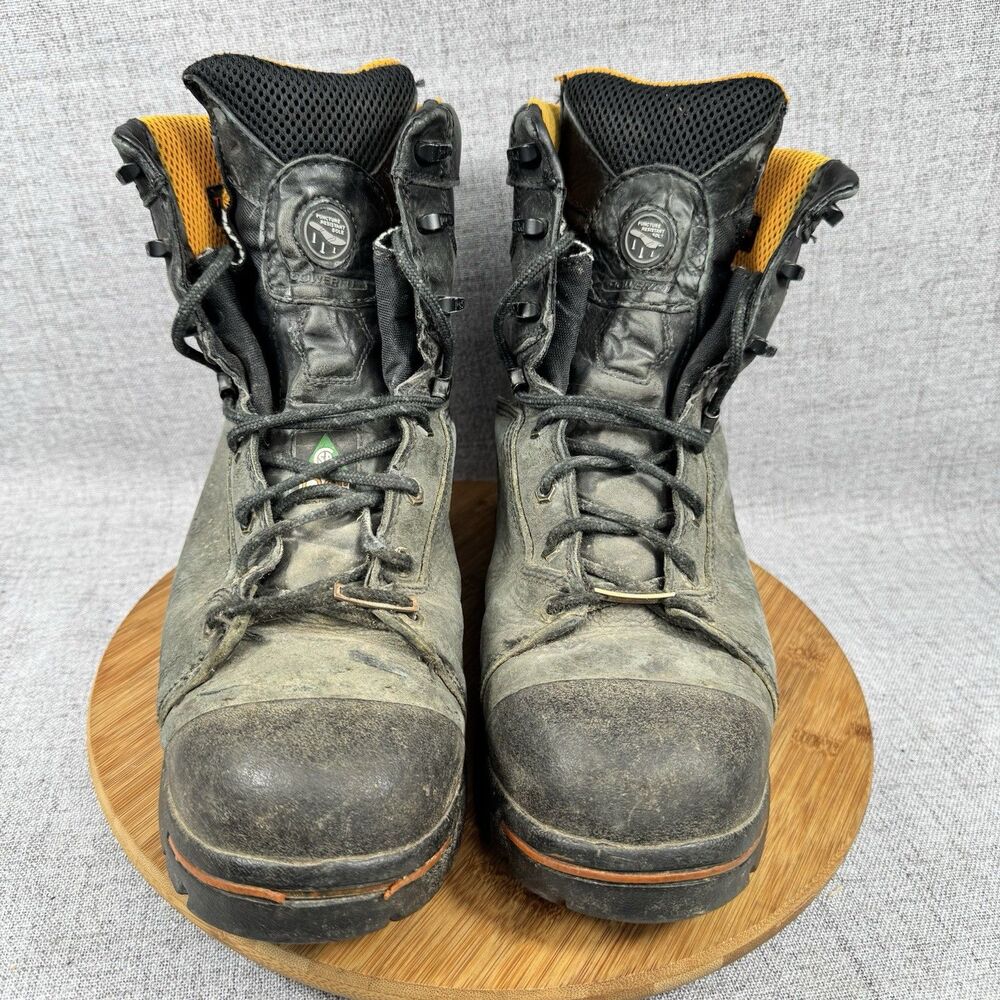 Timberland Pro Endurance Boots Men's 12 M Steel Toe Leather Work - Picture 8 of 11